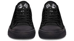 Tailpipe Skull Black Lowtop Sneaker