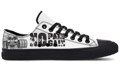 Pain & Gain Gymnastic pattern Black Lowtop Sneaker