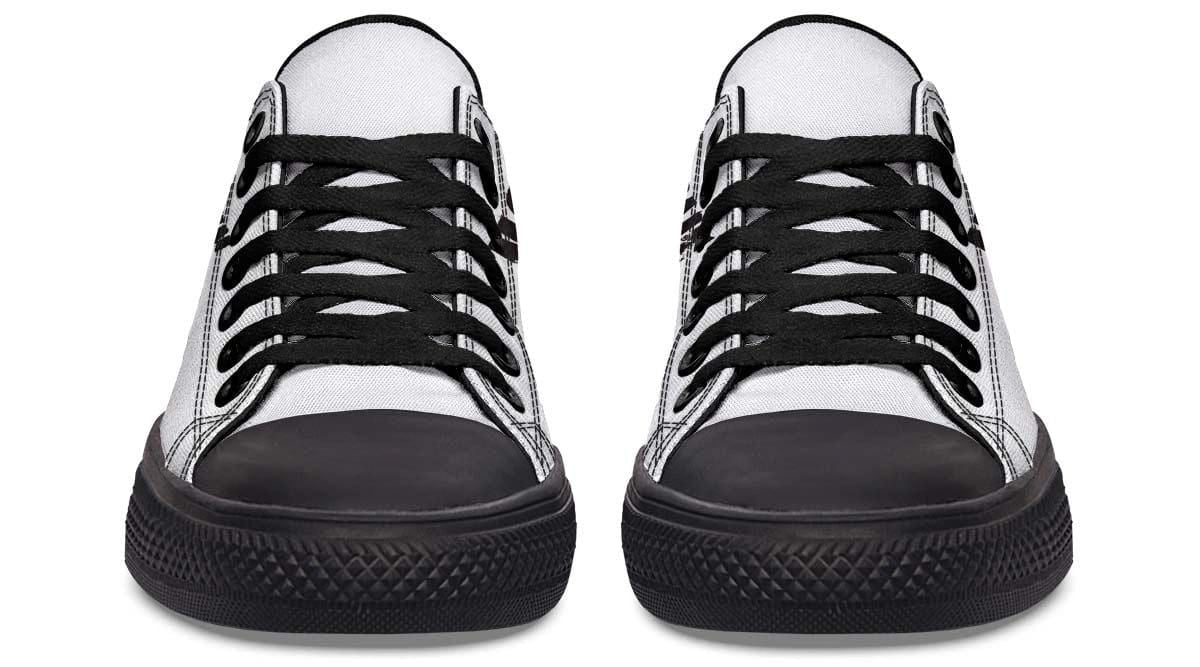 Pain & Gain Gymnastic pattern Black Lowtop Sneaker