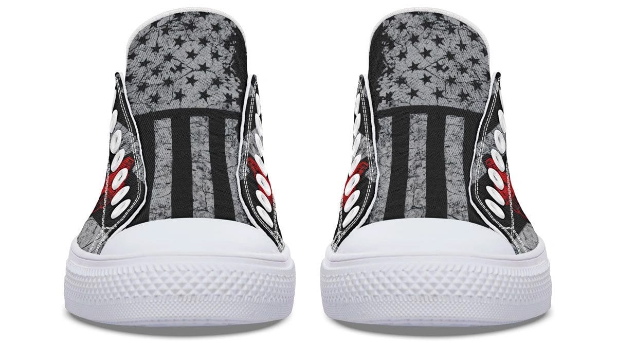 Weightlifting Pattern White Lowtop Sneaker