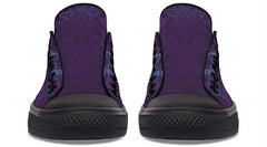 Unicorn Tattoo Black Lowtop Sneaker