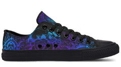 Skull Garden Black Lowtop Sneaker