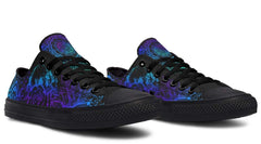 Skull Garden Black Lowtop Sneaker