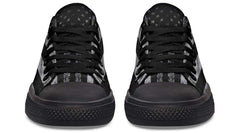 No Color American Flag Black Lowtop Sneaker