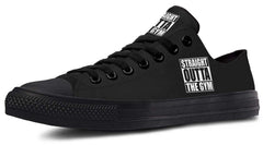 Straight Outta The Gym Black Lowtop Sneaker