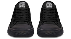 Straight Outta The Gym Black Lowtop Sneaker