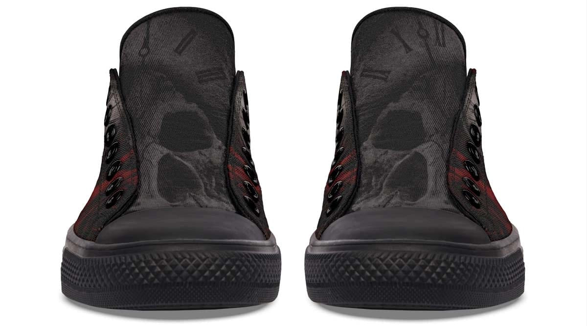 Skull Time and Rose Lowtop Sneaker