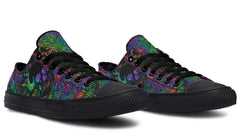 Rainbow Color Skull Hippie Pattern Lowtop Sneaker