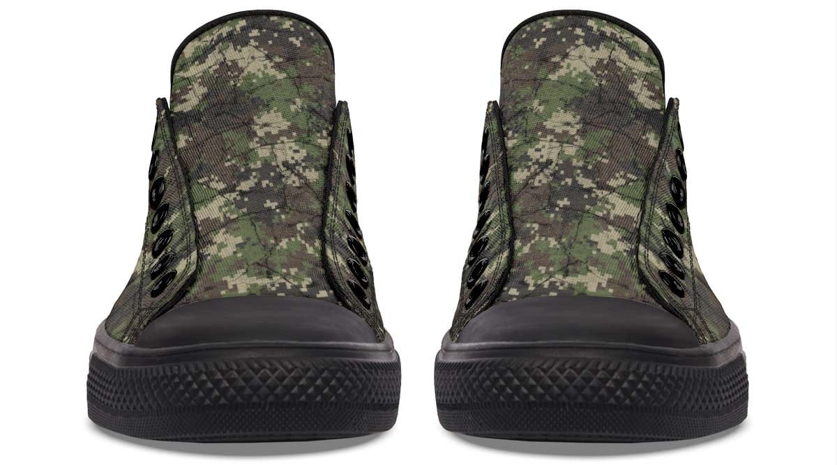 No Pain No Gain Camo Pattern Lowtop Sneaker