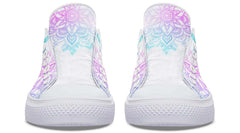 Skull and Moth Pink Colorway Lowtop Sneaker