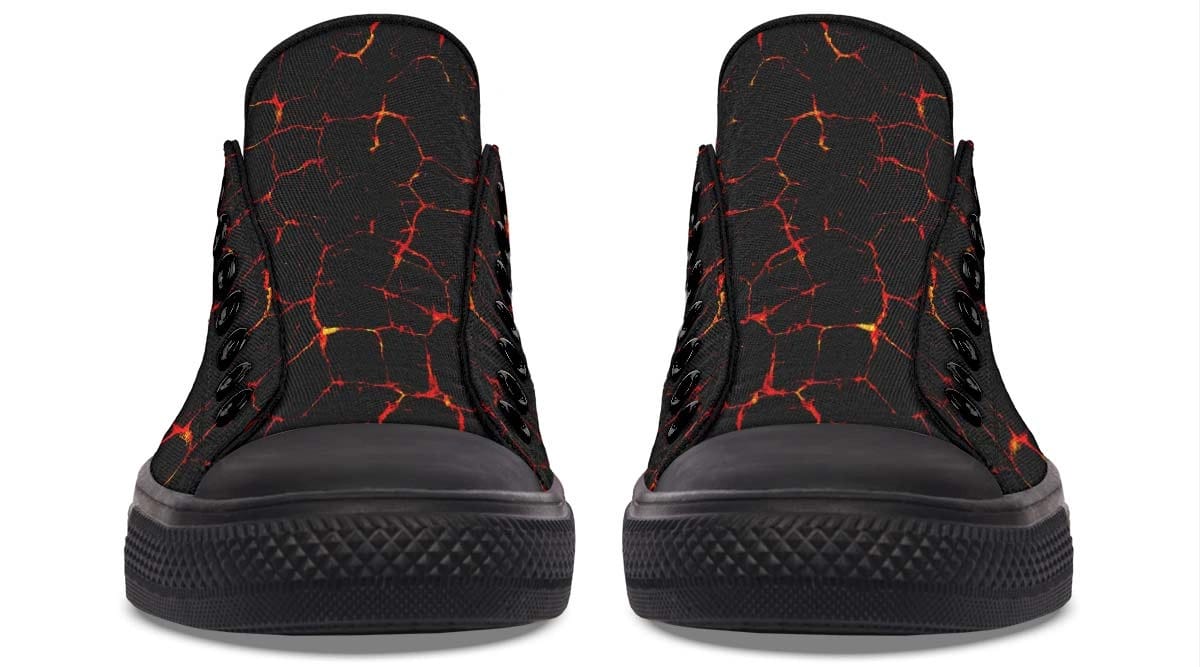 Volcano Skull Art Lowtop Sneaker