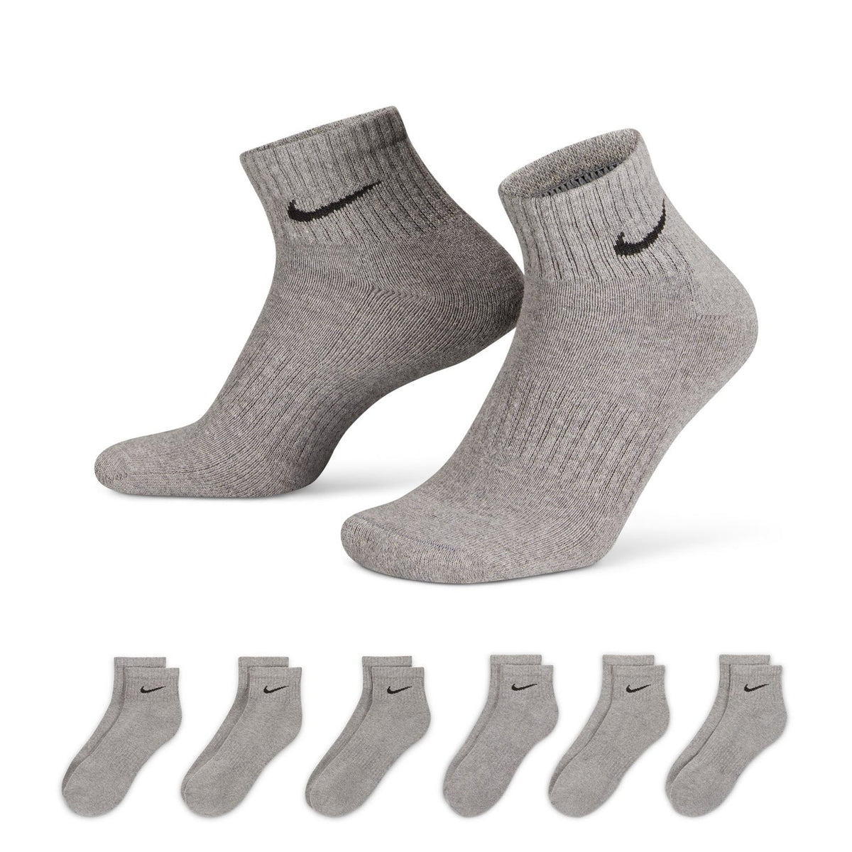 6 Pack Unisex Everyday Cushion Quarter