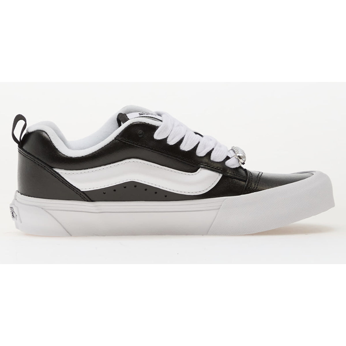 Vans Knu Skool Metallic Leather Black