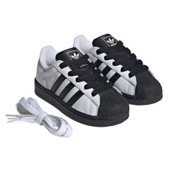 Adidas Superstar II White Core Black (PS)