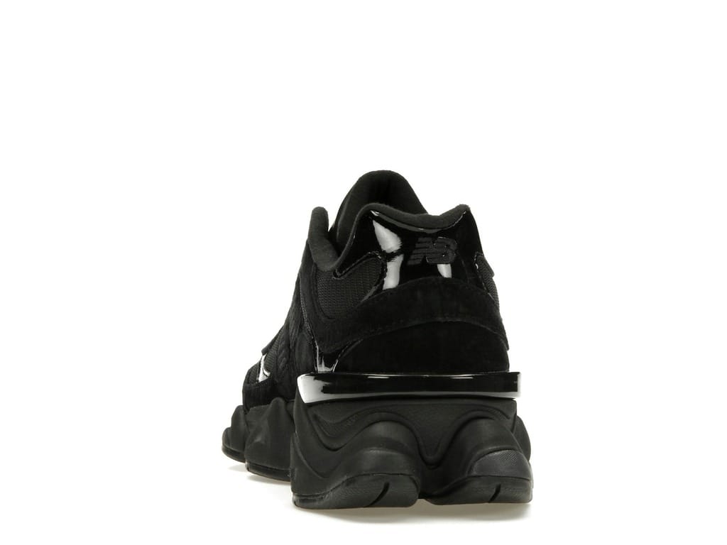 New Balance 9060 Triple Black Patent Sneakers U9060ZBO