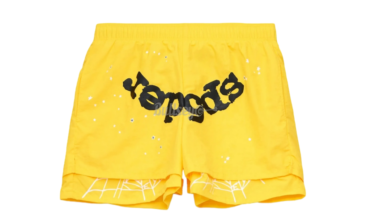 Sp5der Yellow OG Web Double Layer Short