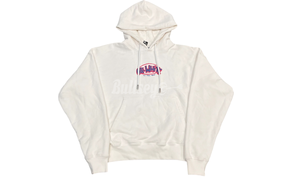 Off-White Arrows Print White Hoodie