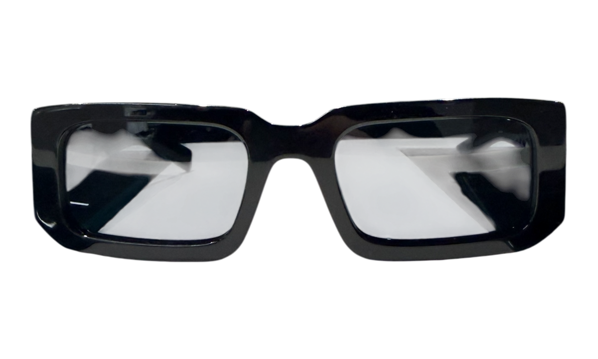Prada Rectangle Grey Lens Sunglasses