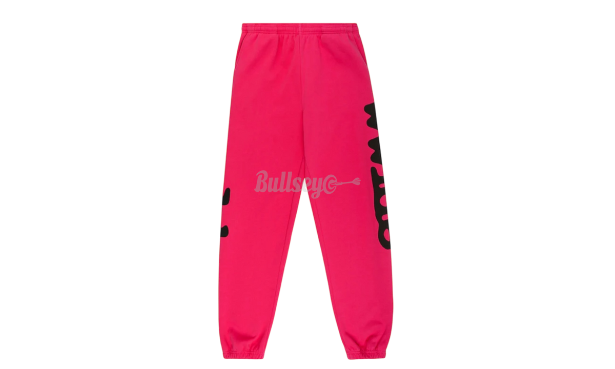 Sp5der Beluga Pink Sweatpants