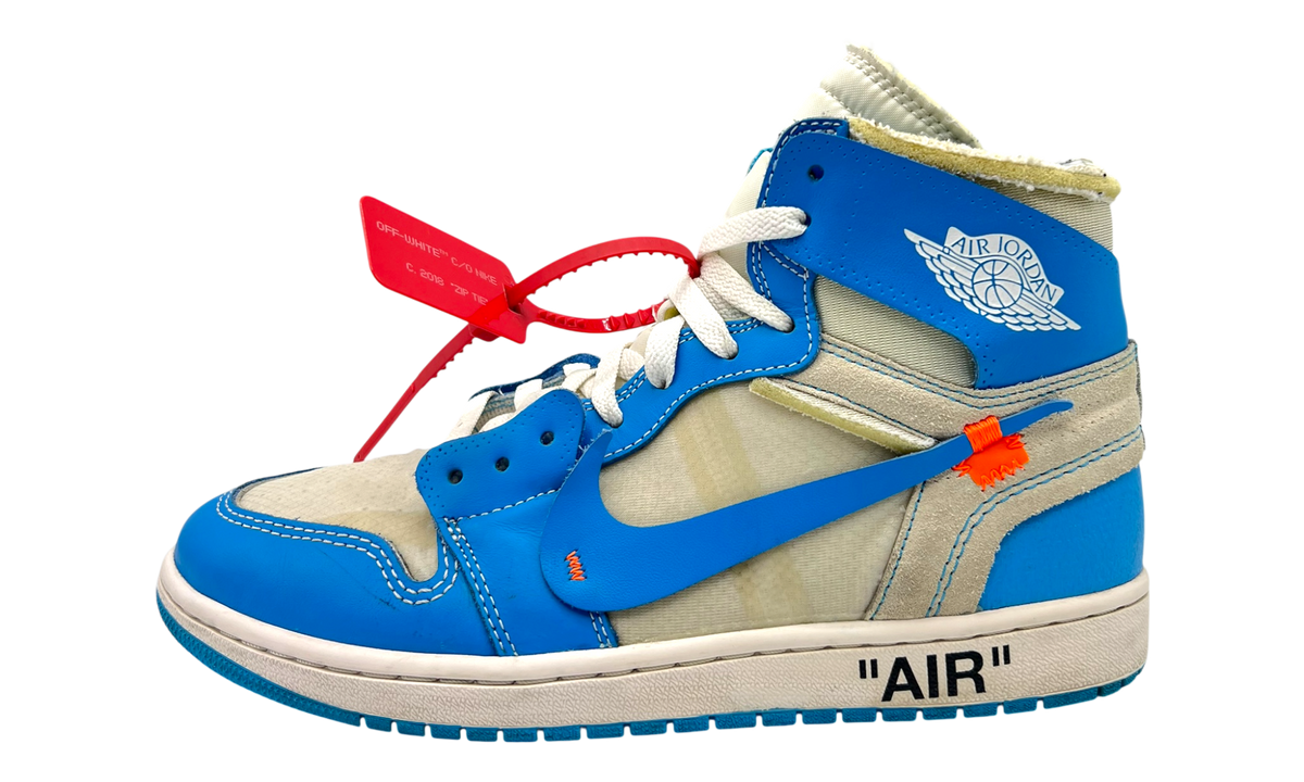 Nike Air Jordan 1 Retro High "University Blue" Off-White (PreOwned) (No Box)