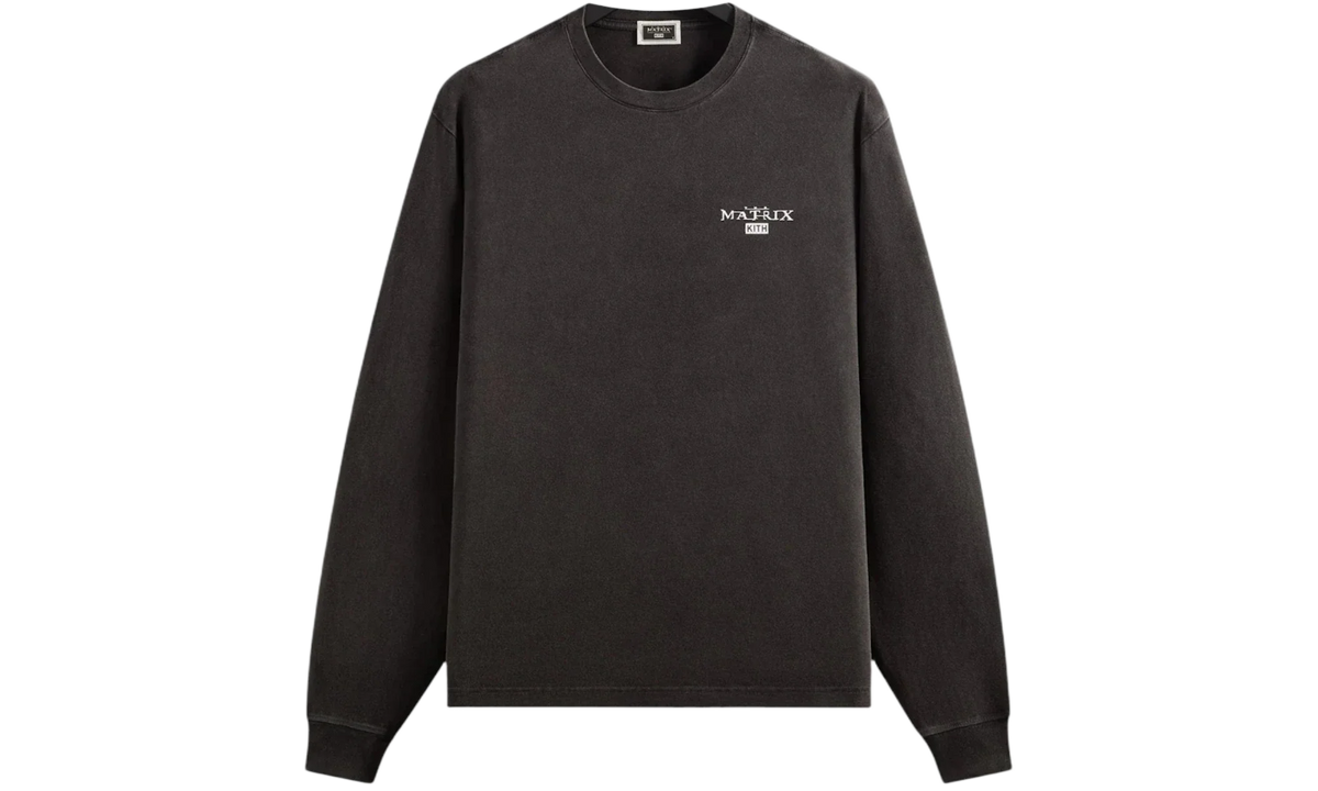 Kith x The Matrix Red Pill Blue Pill Long Sleeve Tee Black