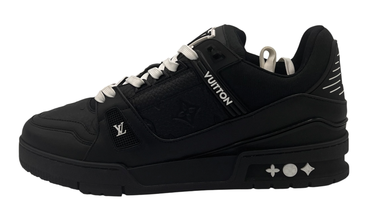 Louis Vuitton Trainer Black Embossed Monogram (PreOwned)