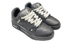 Louis Vuitton Trainer Black Embossed Monogram