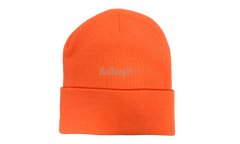 Sp5der Rhinestone Web Orange Beanie (New York Exclusive)