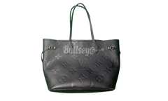 Louis Vuitton Empreinte Monogram Giant Neverfull MM Black Purse (PreOwned)