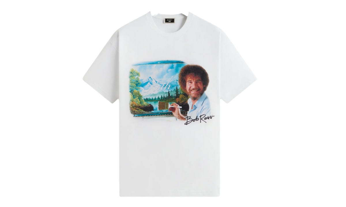 Kith x Bob Ross Portrait White T-Shirt