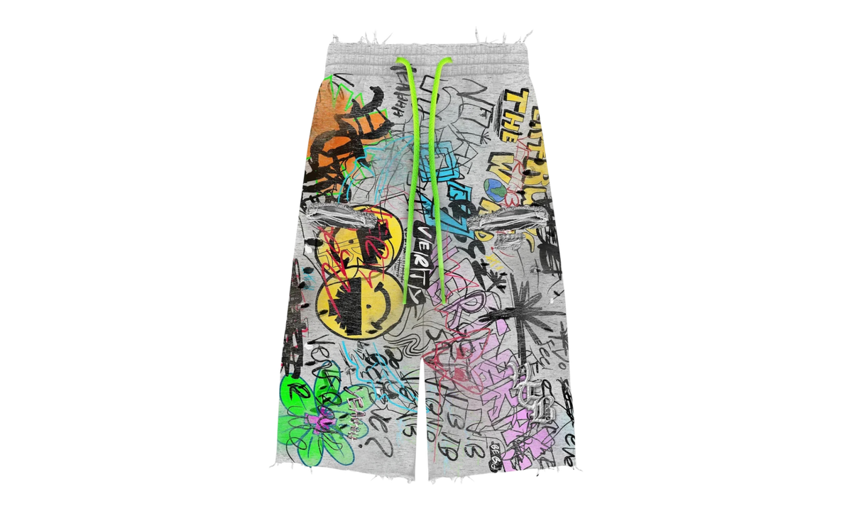 Vertabrae Dentention Grey Shorts