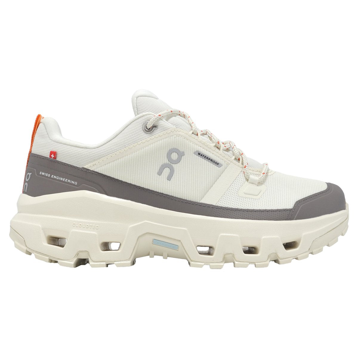 On Running Cloudrock Low Waterproof Ivory Grey