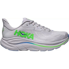 Hoka One One Clifton 10 Ash Grey Neon Green