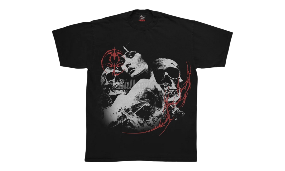 Works Of Madness Lost Life Black T-Shirt