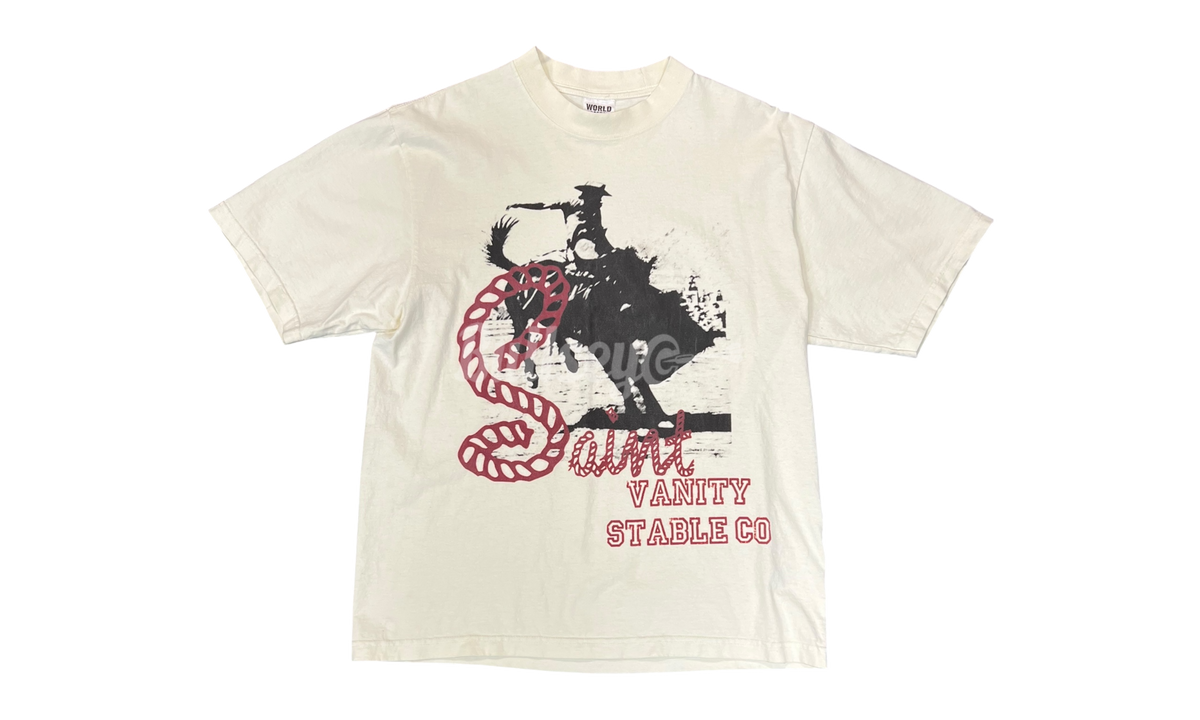 Saint Vanity Stable Cream T-Shirt (PreOwned)
