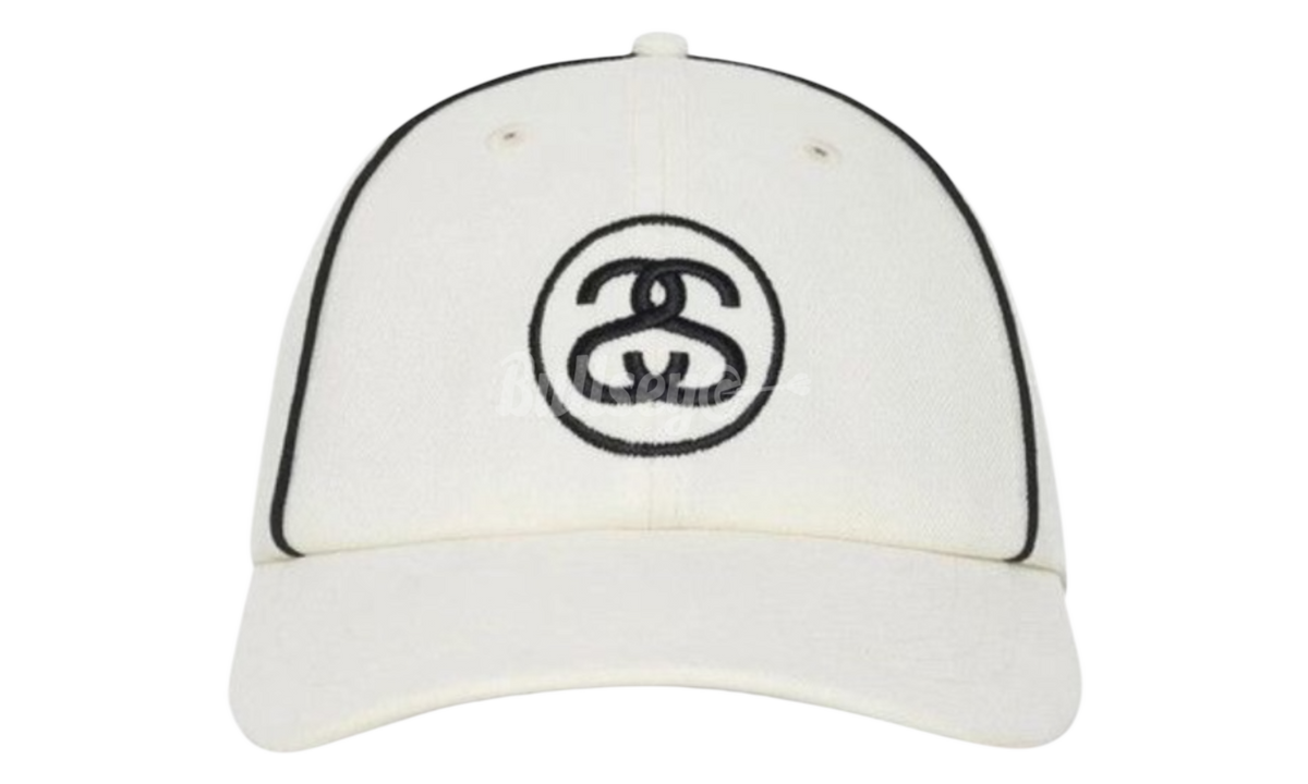 Stussy Low Profile Contrast Piping Snapback "Bone"