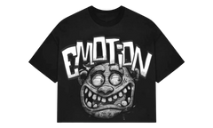 Mixed Emotion Black “Monster” Cropped Tee