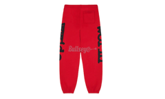 Sp5der Beluga Red Sweatpants