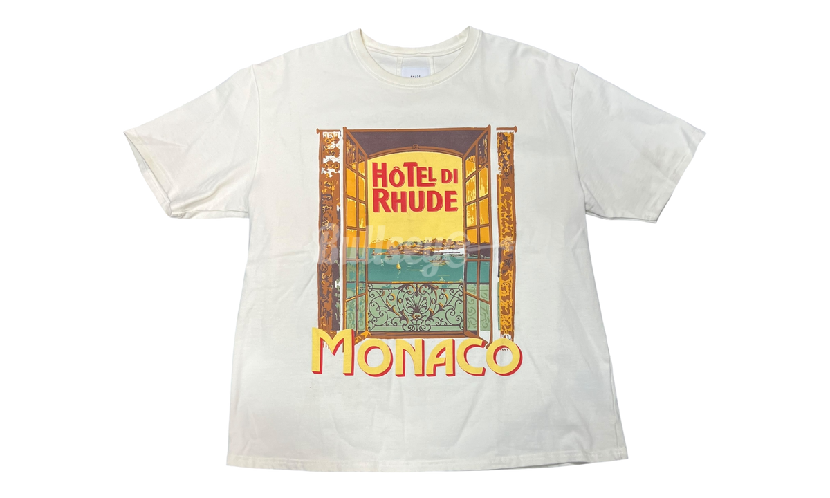 Rhude Hotel Di Monaco Tee Vintage White (PreOwned)