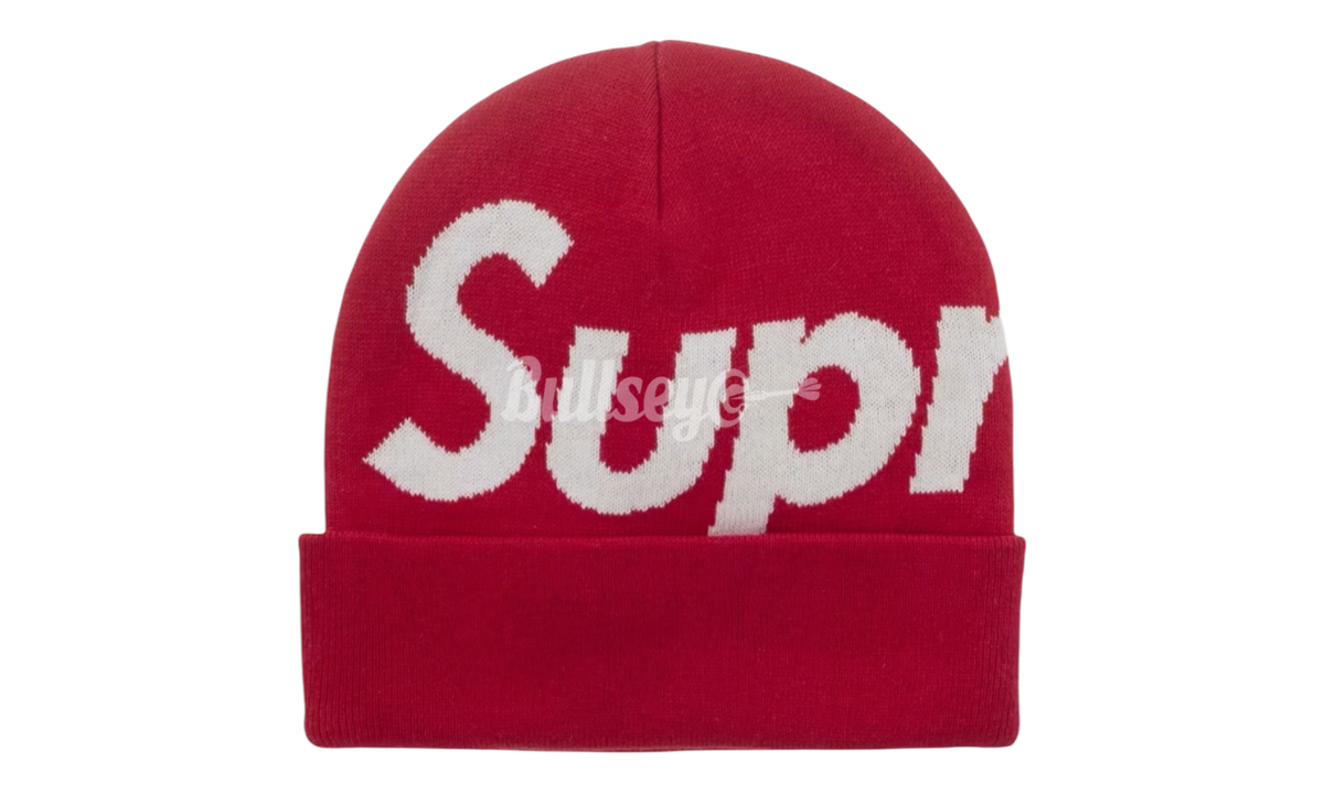 Supreme Big Logo Beanie (FW25) Red