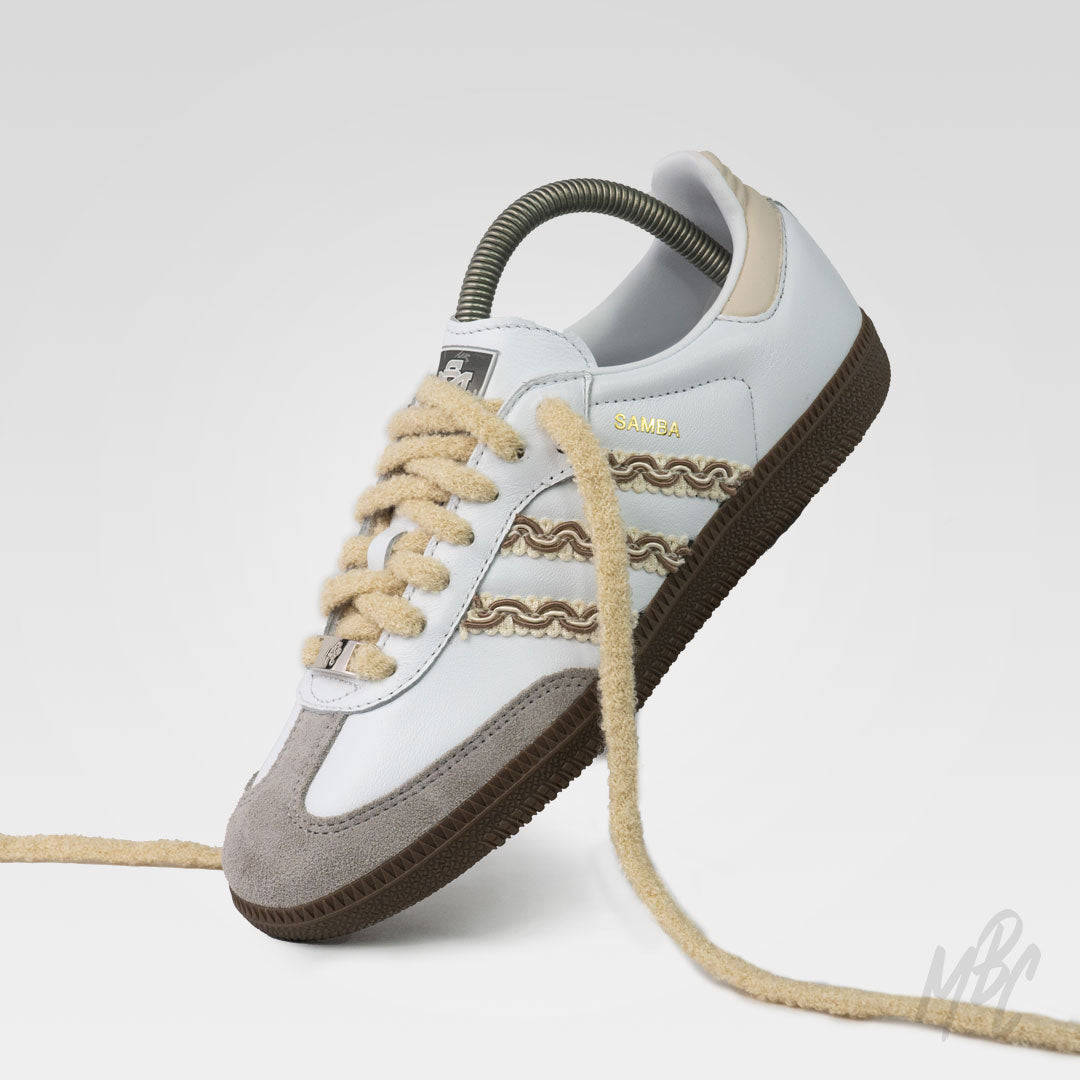 Beige Twine - Adidas Samba Custom