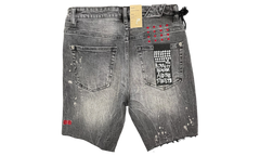 Ksubi Chopper Canal Street Black Jean Shorts
