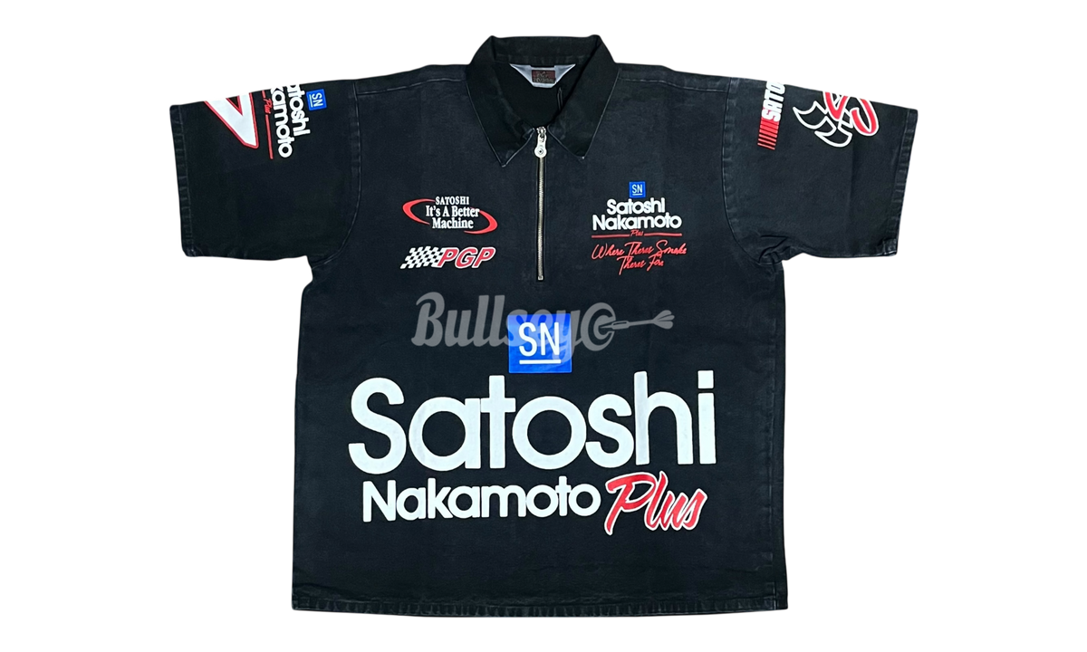 Satoshi Nakamoto Mechanic Half Zip Black