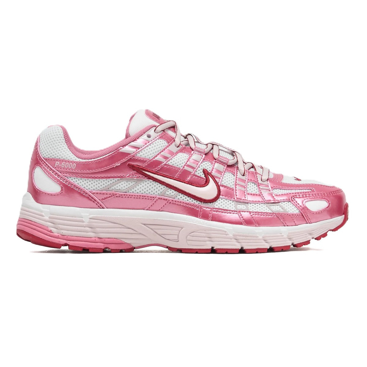 Nike P-6000 White Silt Red Peony (W)
