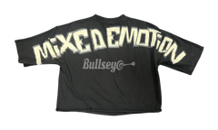 Mixed Emotions Pirate Black Cropped Shirt (PreOwned)