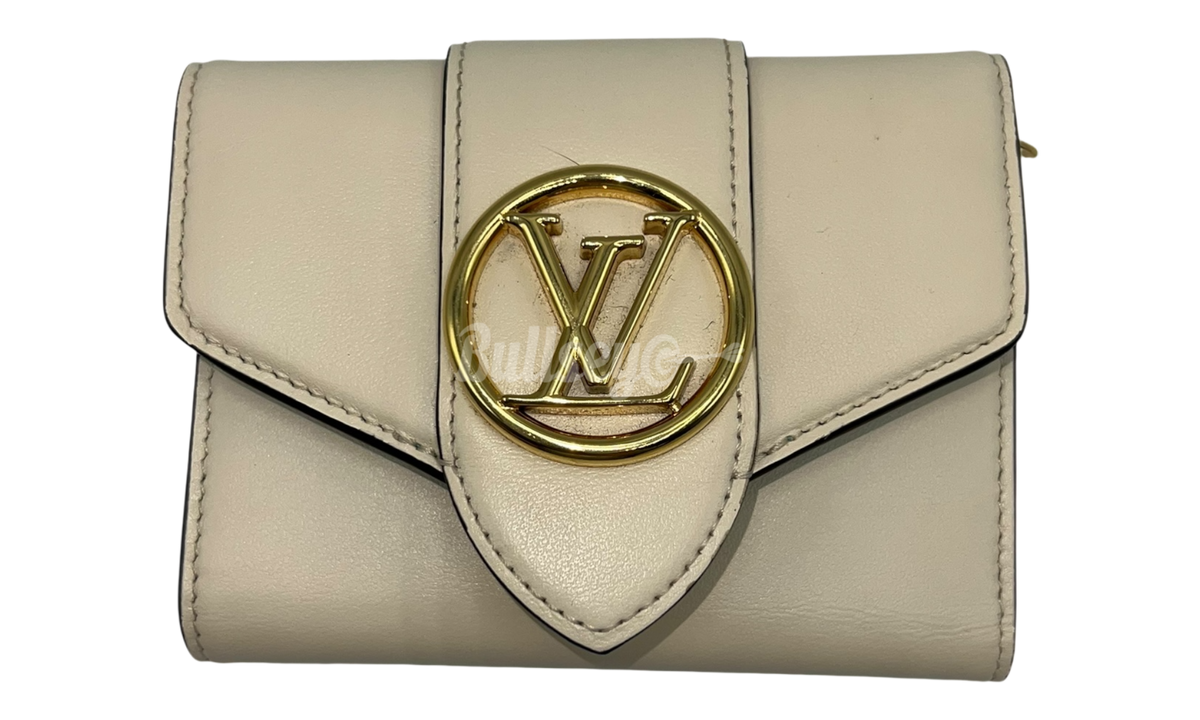 Louis Vuitton Pont Neuf Compact Tri-Fold Wallet White
