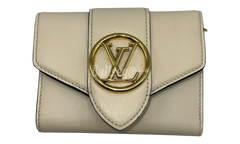 Louis Vuitton Pont Neuf Compact Tri-Fold Wallet White