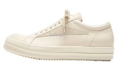 Rick Owens Vintage Low Scarpe In Pelle Milk Sneakers