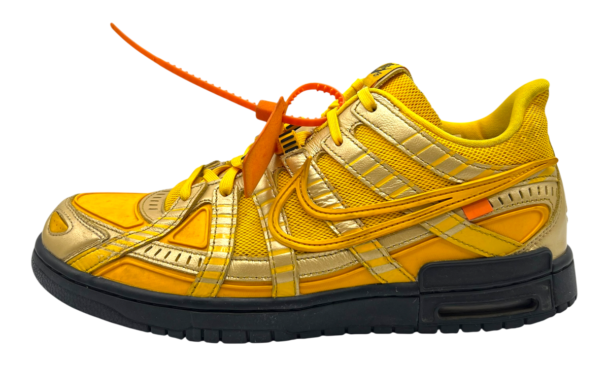 Nike Air Rubber Dunk Off-White University Gold (Preowned)