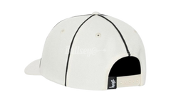 Stussy Low Profile Contrast Piping Snapback "Bone"